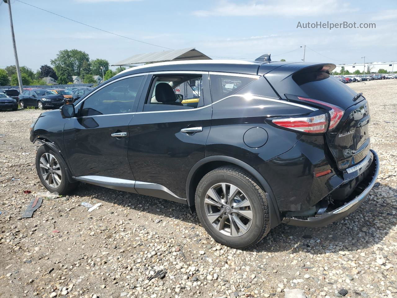 2018 Nissan Murano S Black vin: 5N1AZ2MH1JN201332