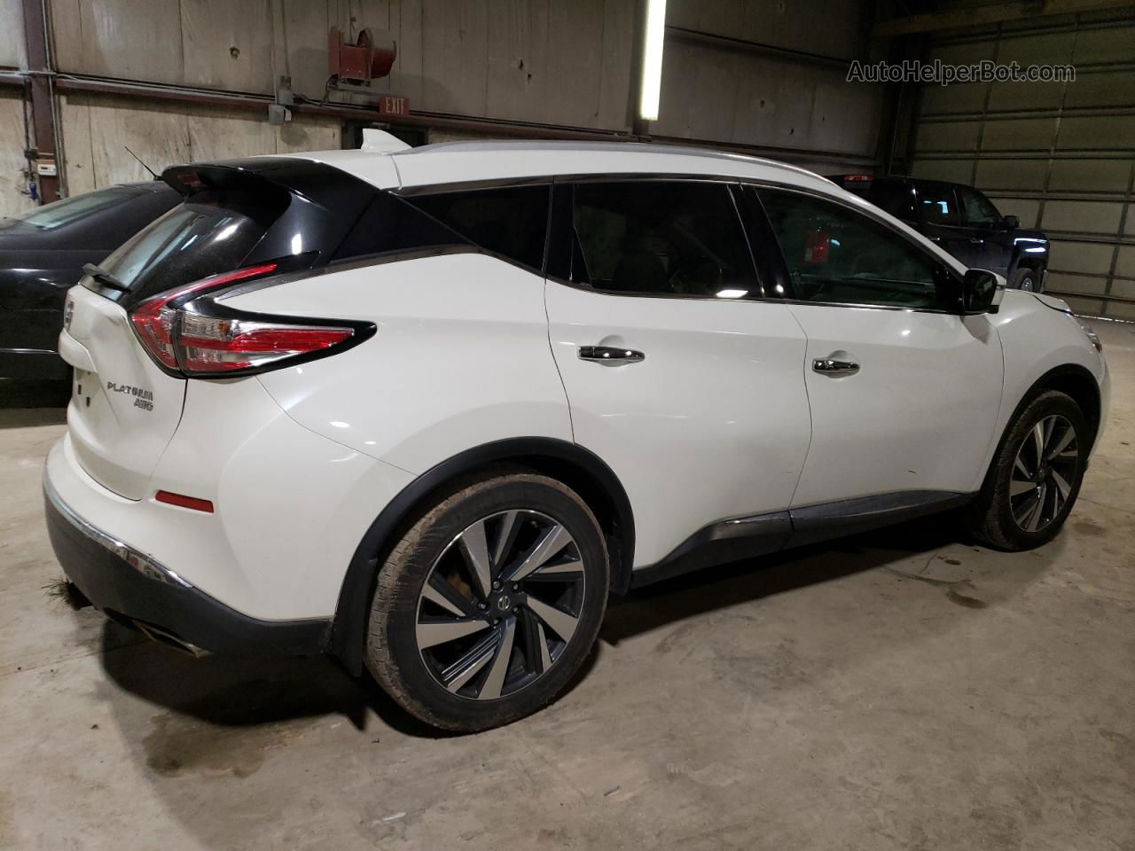 2017 Nissan Murano S White vin: 5N1AZ2MH2HN128773