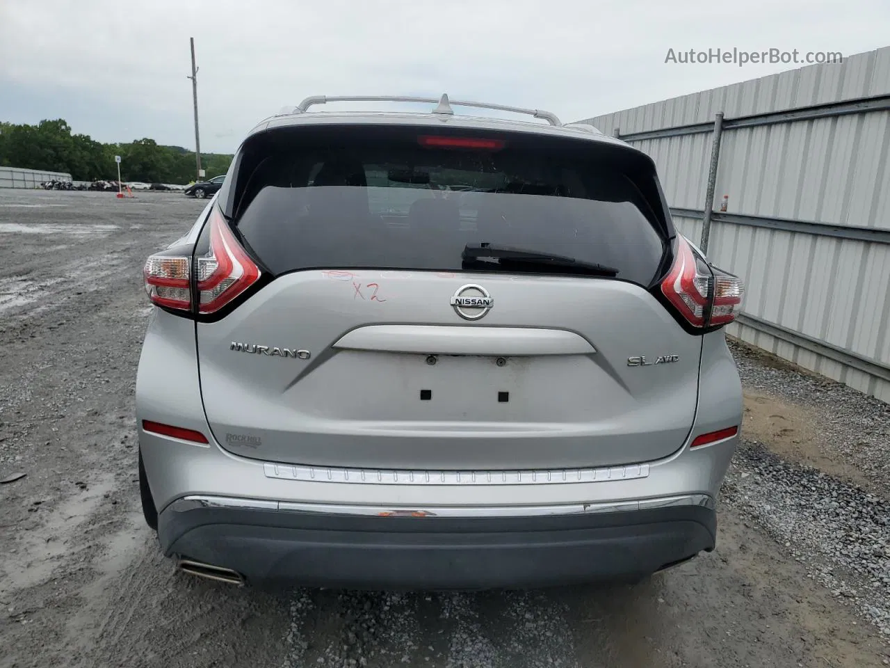 2017 Nissan Murano S Silver vin: 5N1AZ2MH2HN152829