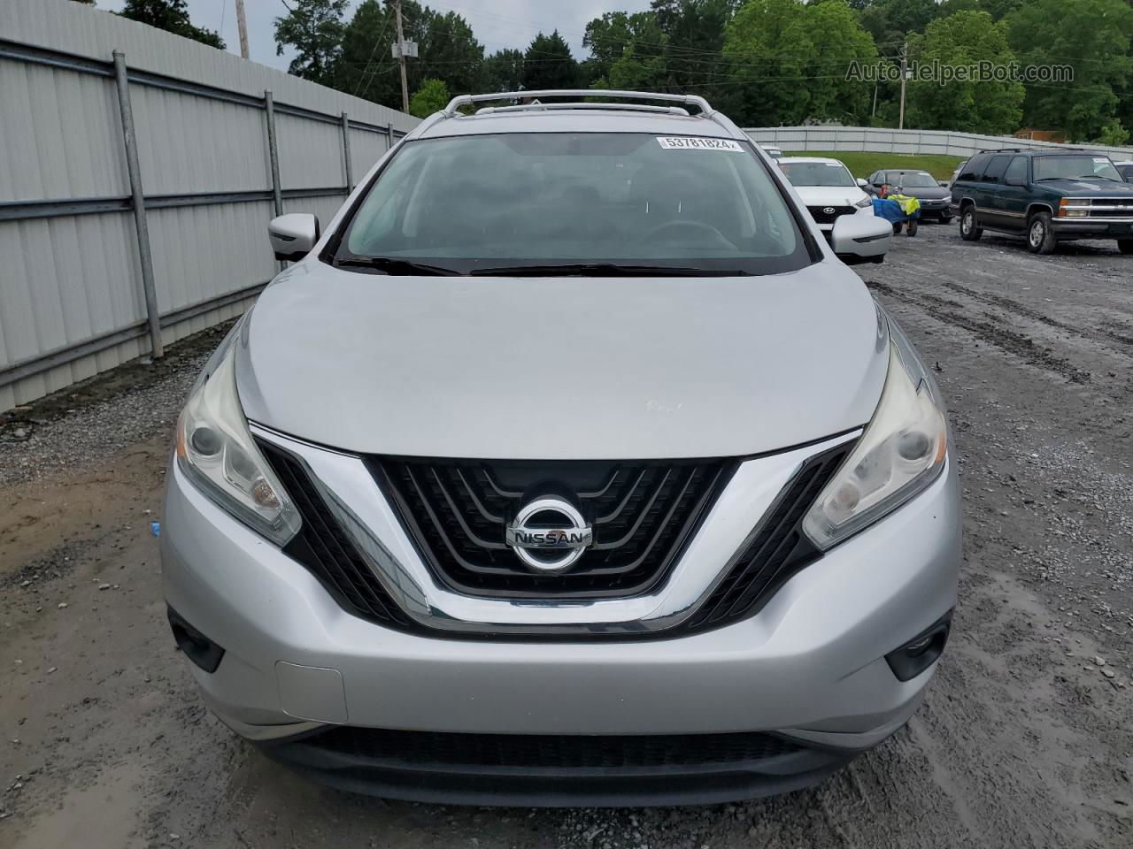 2017 Nissan Murano S Silver vin: 5N1AZ2MH2HN152829