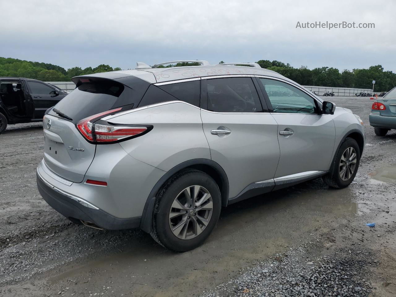 2017 Nissan Murano S Silver vin: 5N1AZ2MH2HN152829