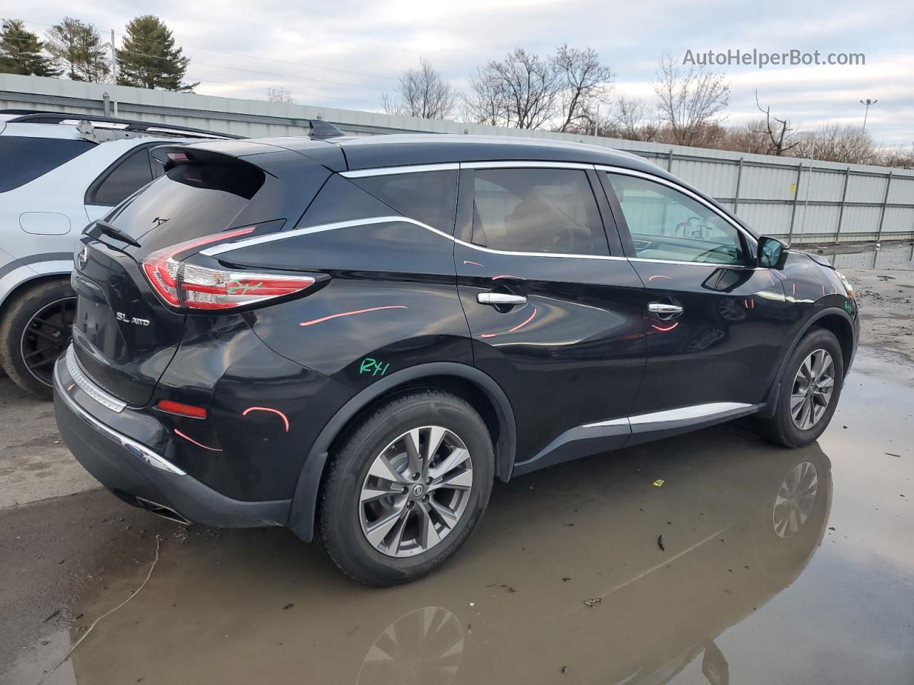 2017 Nissan Murano S Black vin: 5N1AZ2MH2HN202404