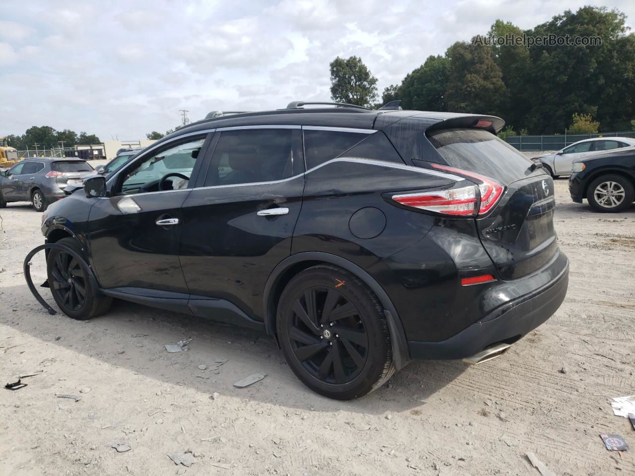 2018 Nissan Murano S Black vin: 5N1AZ2MH2JN125197