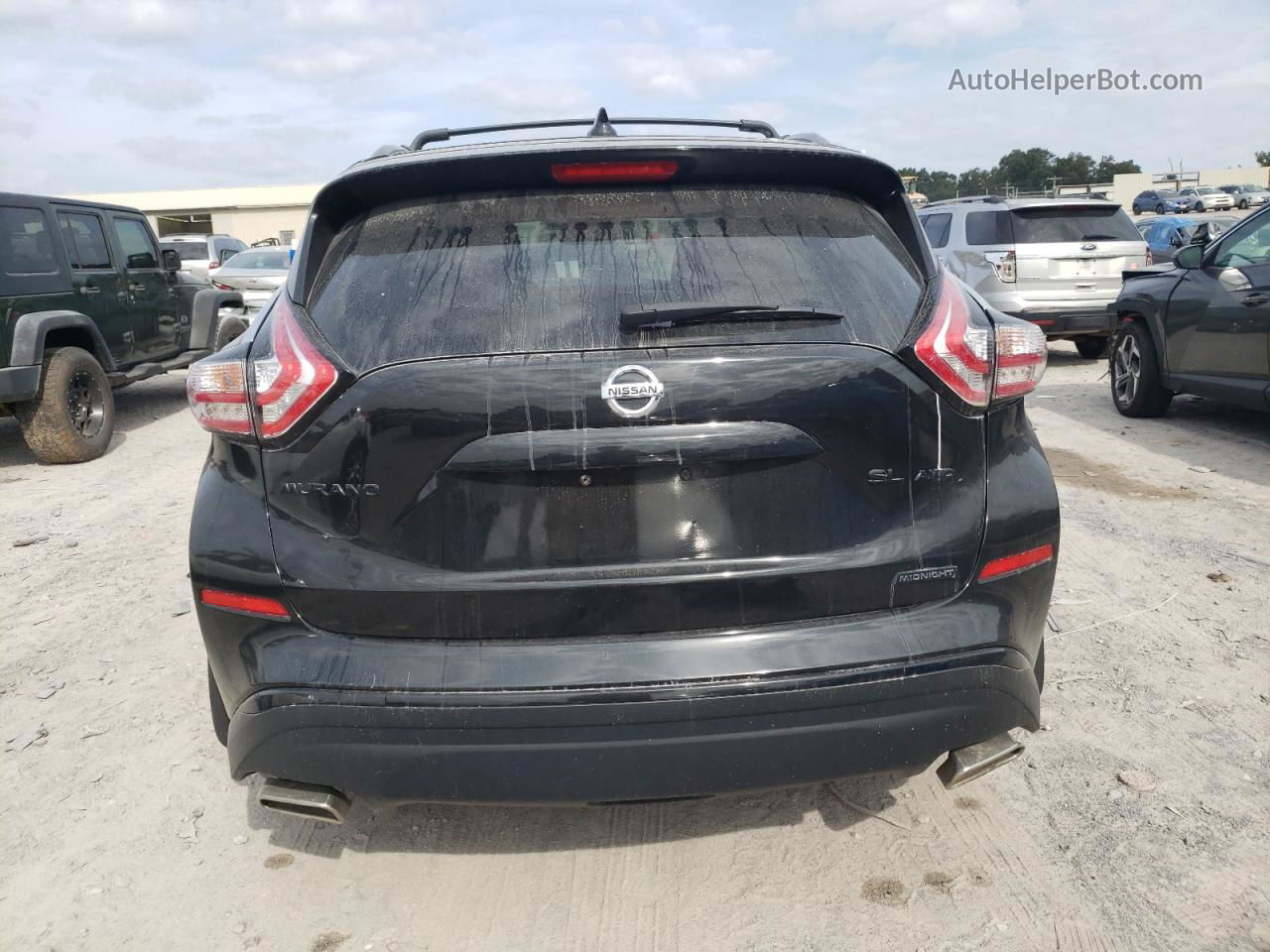 2018 Nissan Murano S Black vin: 5N1AZ2MH2JN125197