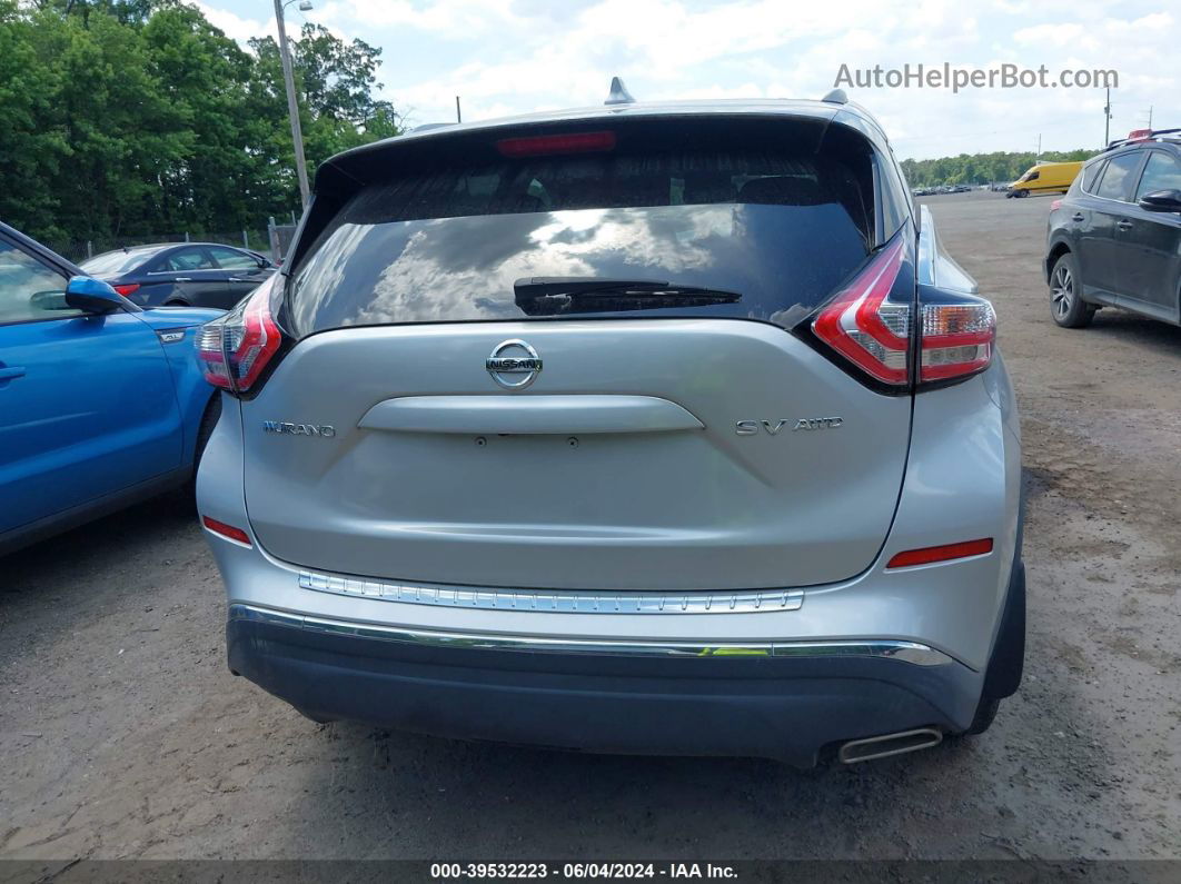 2018 Nissan Murano Sv Gray vin: 5N1AZ2MH2JN131274