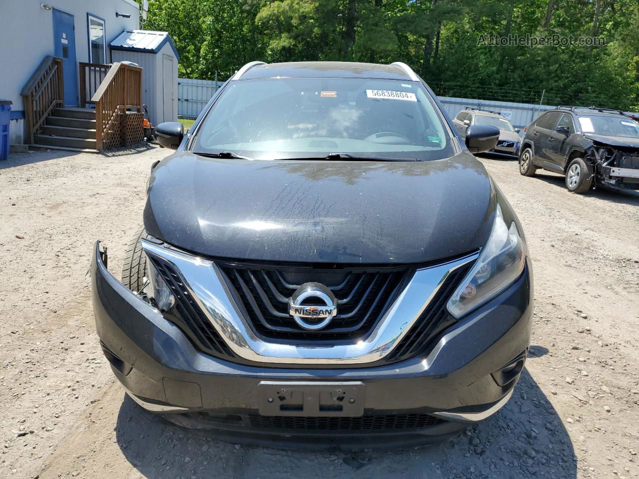 2018 Nissan Murano S Black vin: 5N1AZ2MH2JN133638