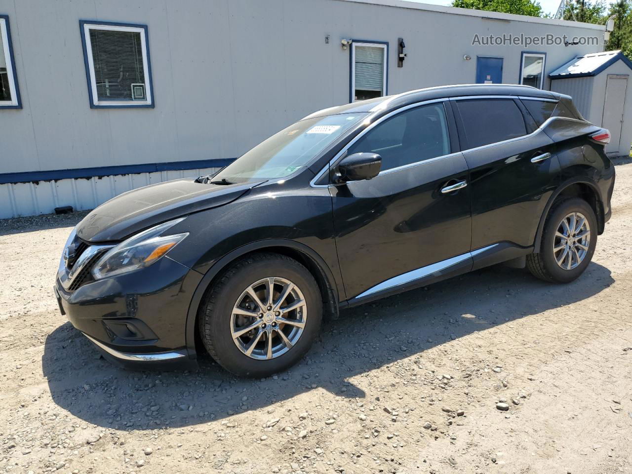 2018 Nissan Murano S Black vin: 5N1AZ2MH2JN133638