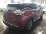 2018 Nissan Murano S Red vin: 5N1AZ2MH2JN201484