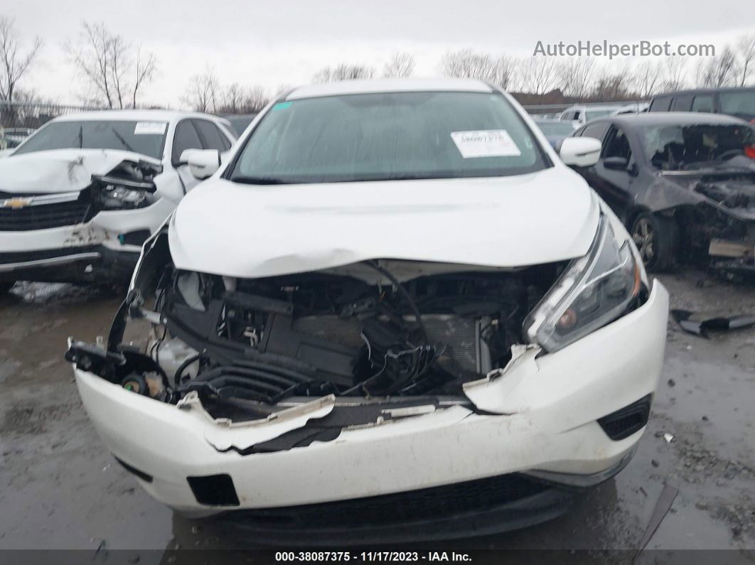 2018 Nissan Murano S White vin: 5N1AZ2MH2JN202019