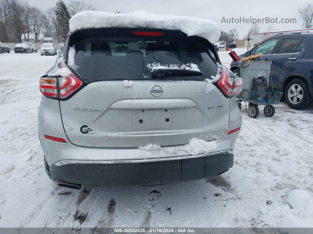 2017 Nissan Murano Sv Silver vin: 5N1AZ2MH3HN113621