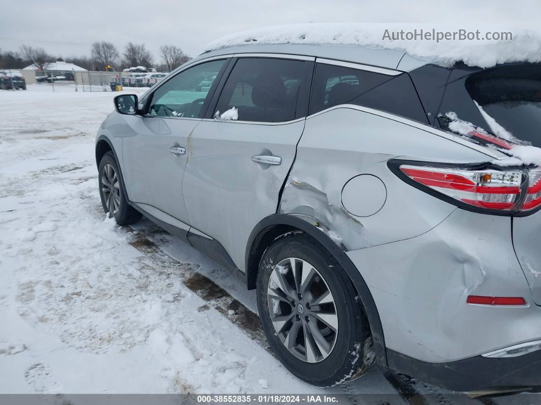 2017 Nissan Murano Sv Silver vin: 5N1AZ2MH3HN113621