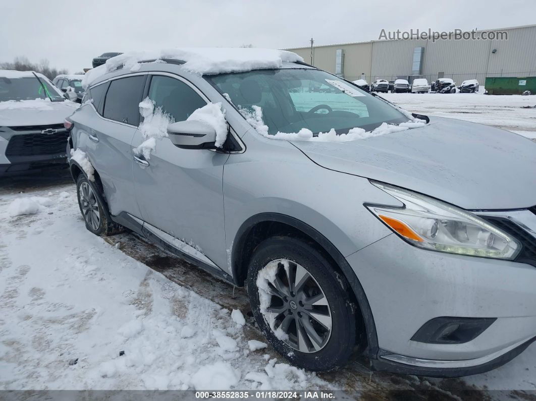 2017 Nissan Murano Sv Silver vin: 5N1AZ2MH3HN113621