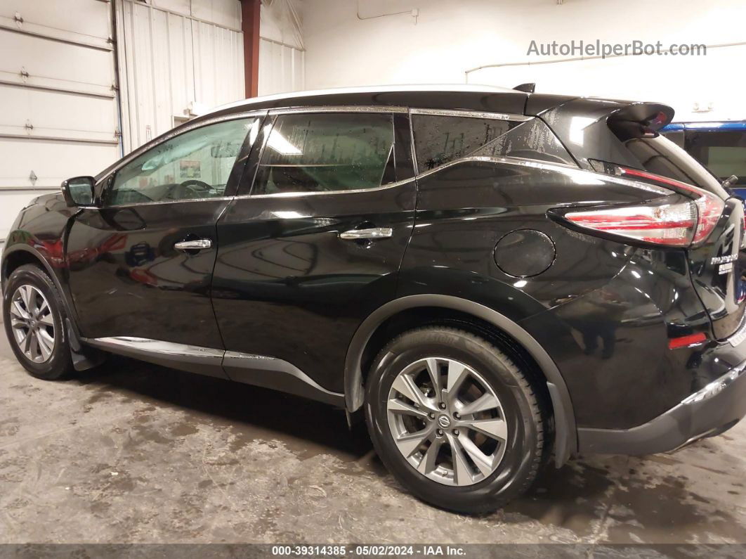 2017 Nissan Murano Sl Black vin: 5N1AZ2MH3HN120620