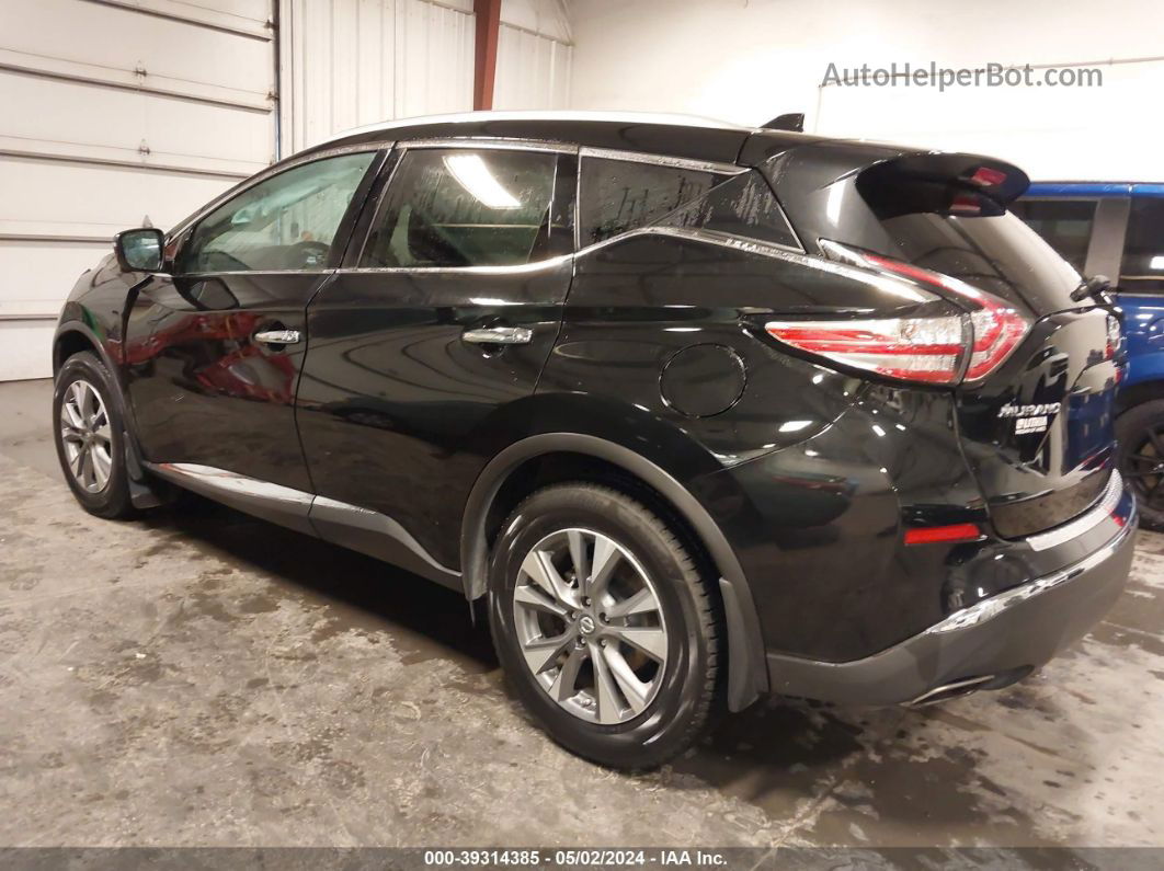 2017 Nissan Murano Sl Черный vin: 5N1AZ2MH3HN120620