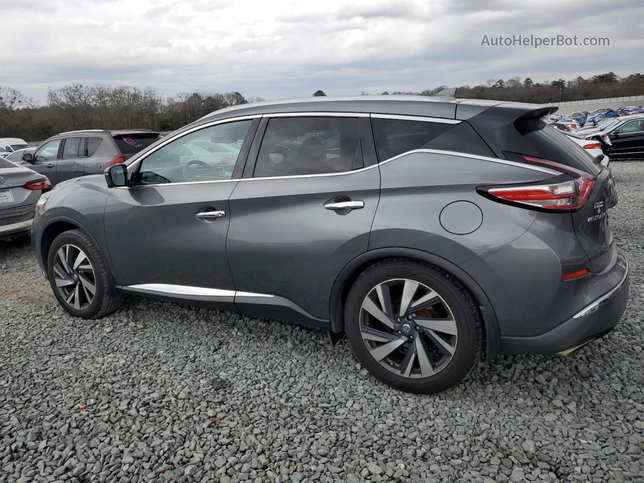 2017 Nissan Murano S Gray vin: 5N1AZ2MH3HN124182