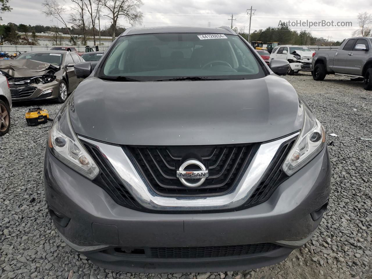 2017 Nissan Murano S Gray vin: 5N1AZ2MH3HN124182