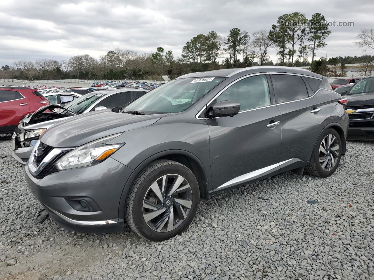 2017 Nissan Murano S Gray vin: 5N1AZ2MH3HN124182