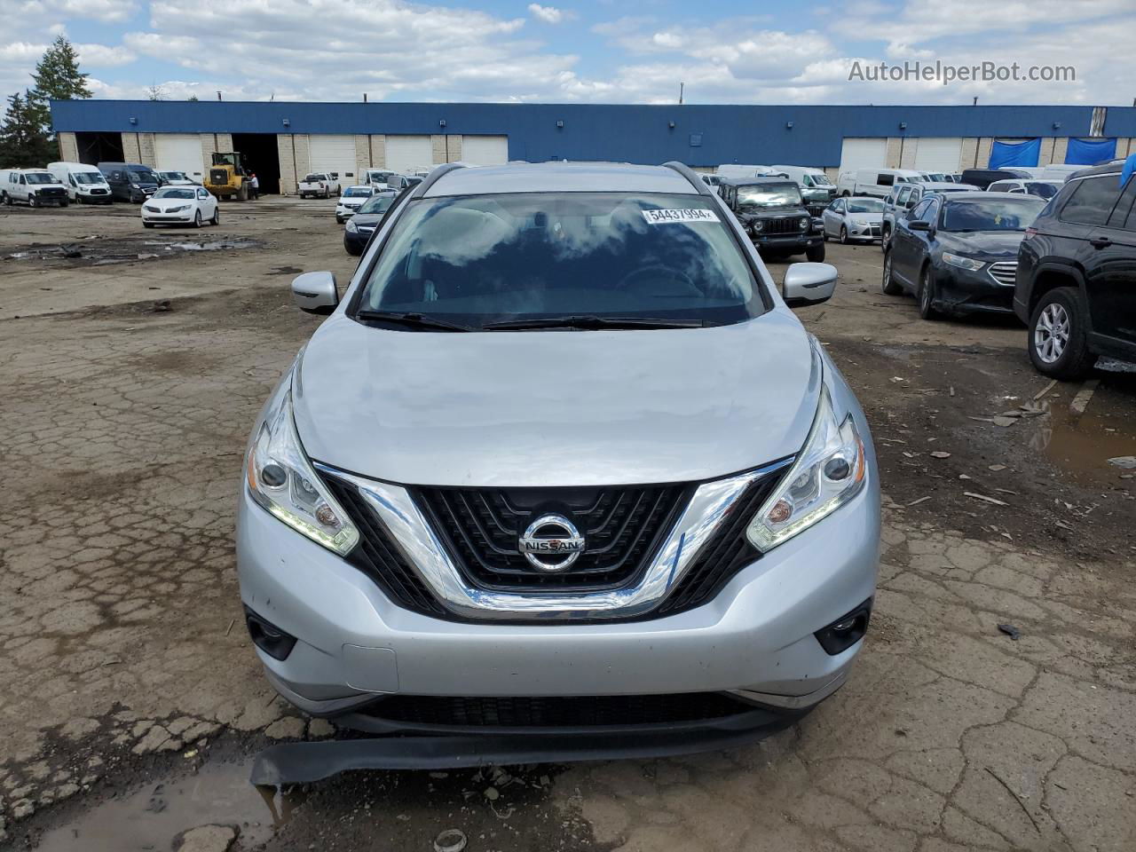 2017 Nissan Murano S Silver vin: 5N1AZ2MH3HN124571