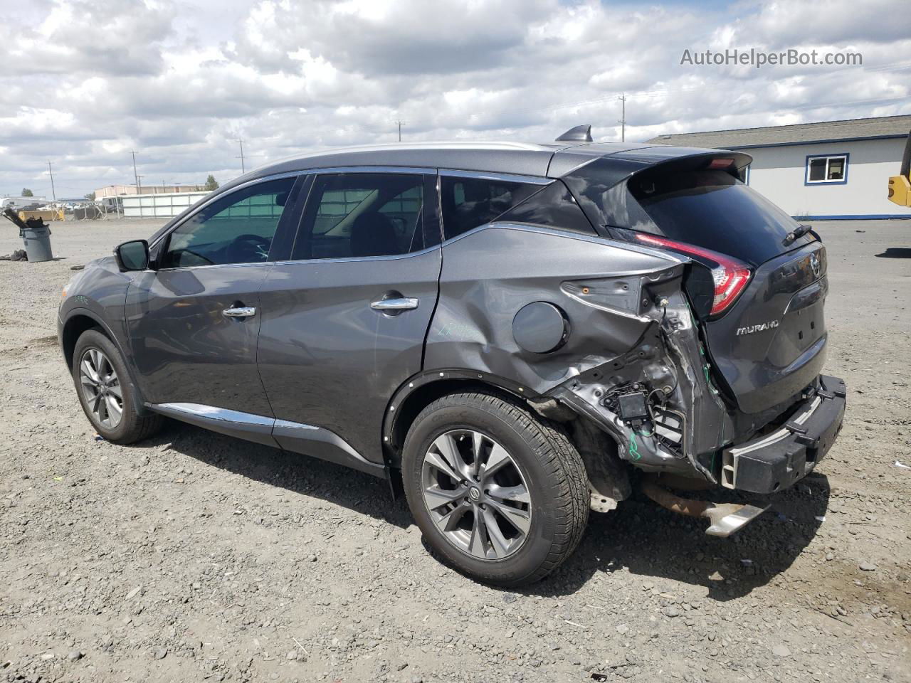 2017 Nissan Murano S Gray vin: 5N1AZ2MH3HN127549