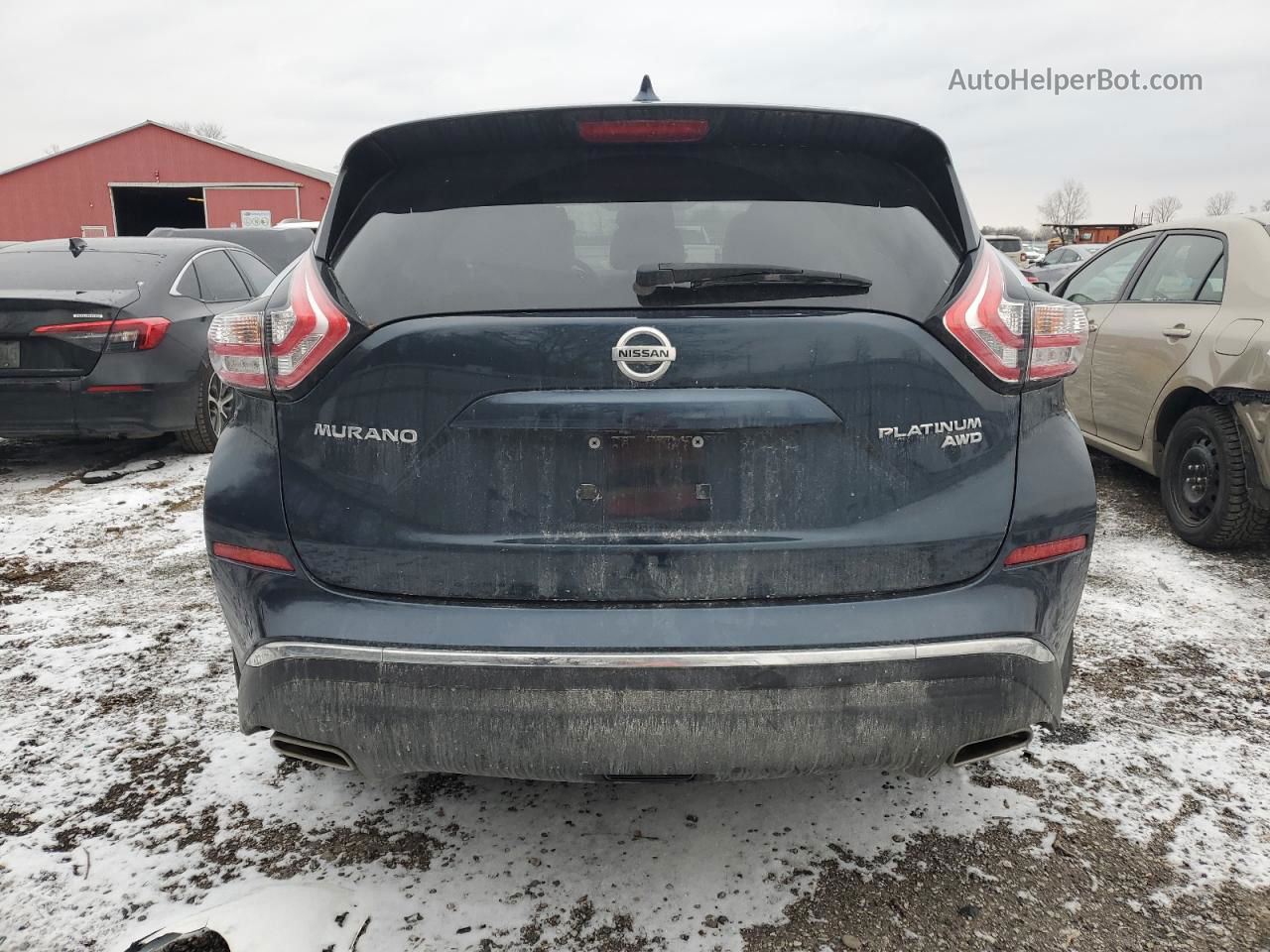 2017 Nissan Murano S Charcoal vin: 5N1AZ2MH3HN199898