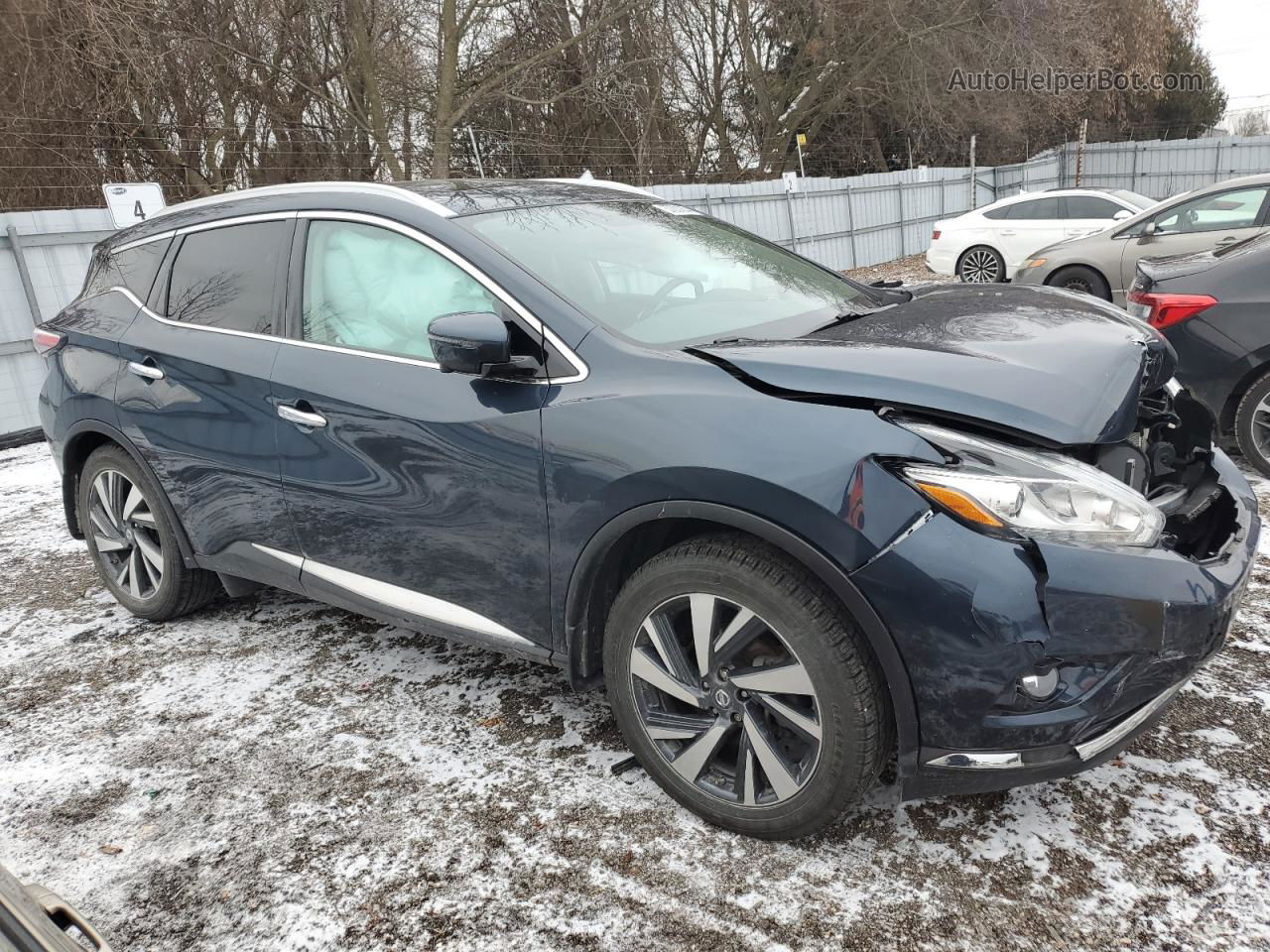 2017 Nissan Murano S Угольный vin: 5N1AZ2MH3HN199898