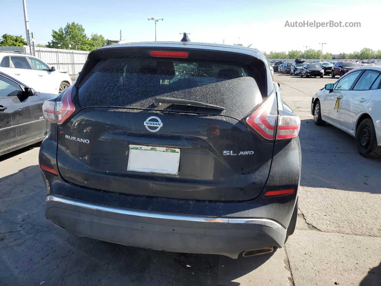 2018 Nissan Murano S Черный vin: 5N1AZ2MH3JN107582