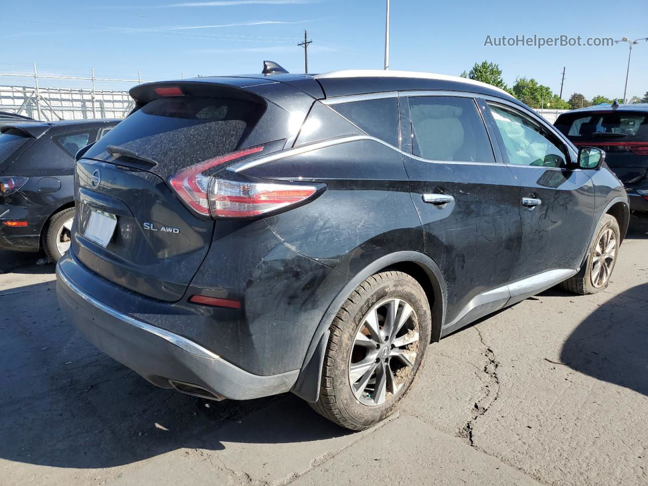 2018 Nissan Murano S Black vin: 5N1AZ2MH3JN107582