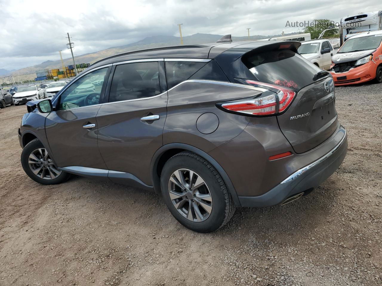 2018 Nissan Murano S Brown vin: 5N1AZ2MH3JN127220