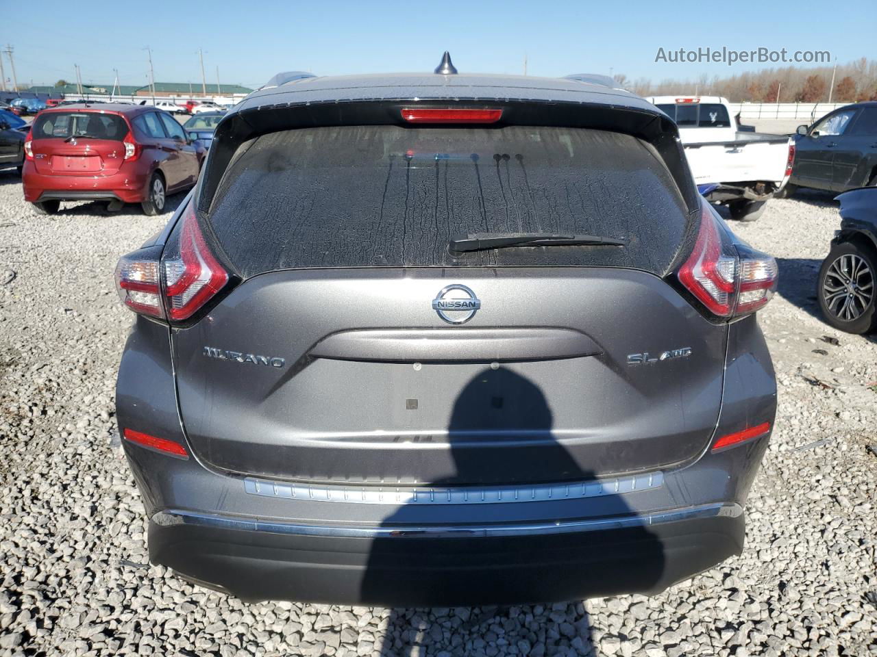 2018 Nissan Murano S Gray vin: 5N1AZ2MH3JN176546