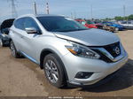 2018 Nissan Murano Sl Silver vin: 5N1AZ2MH3JN187062