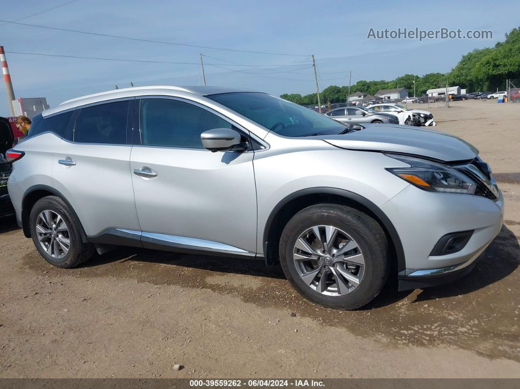 2018 Nissan Murano Sl Silver vin: 5N1AZ2MH3JN187062