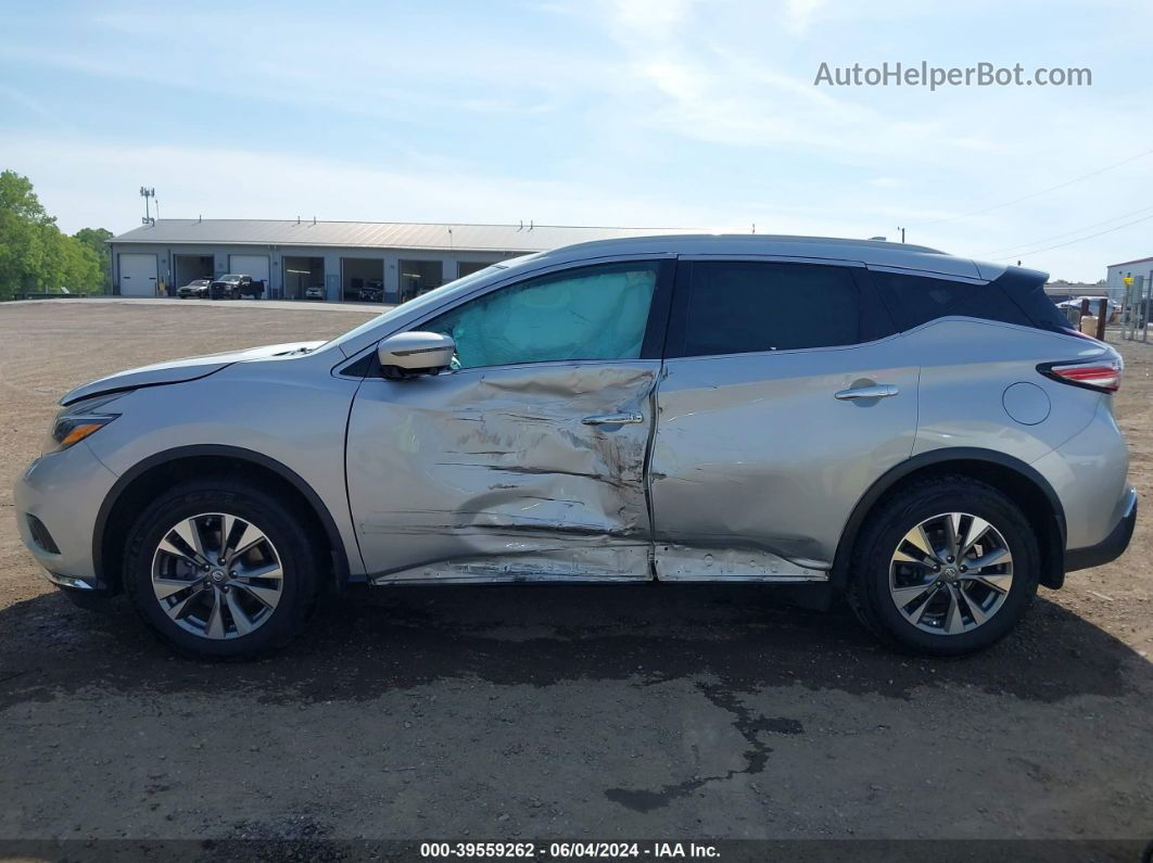 2018 Nissan Murano Sl Silver vin: 5N1AZ2MH3JN187062