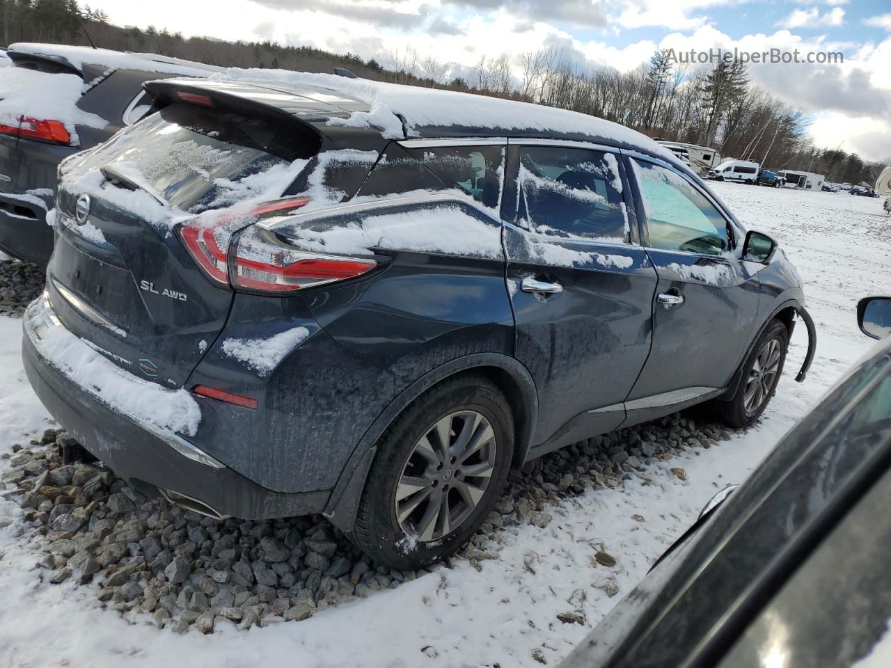 2017 Nissan Murano S Blue vin: 5N1AZ2MH4HN197030