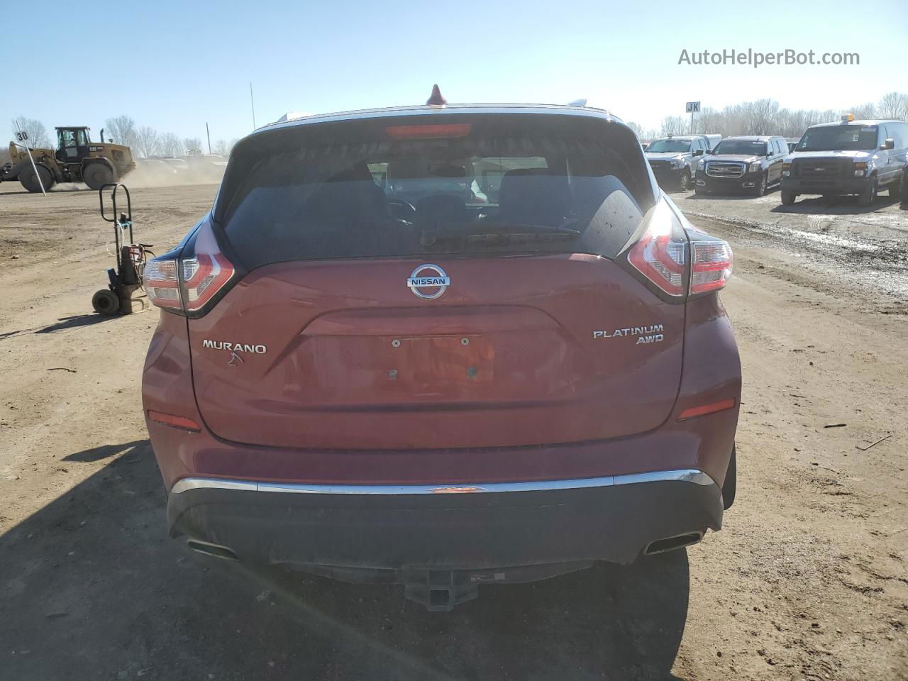 2017 Nissan Murano S Maroon vin: 5N1AZ2MH4HN204333