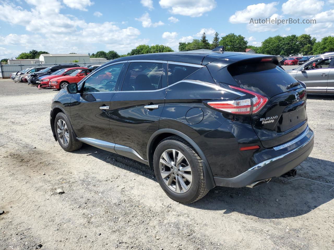 2018 Nissan Murano S Черный vin: 5N1AZ2MH4JN125783