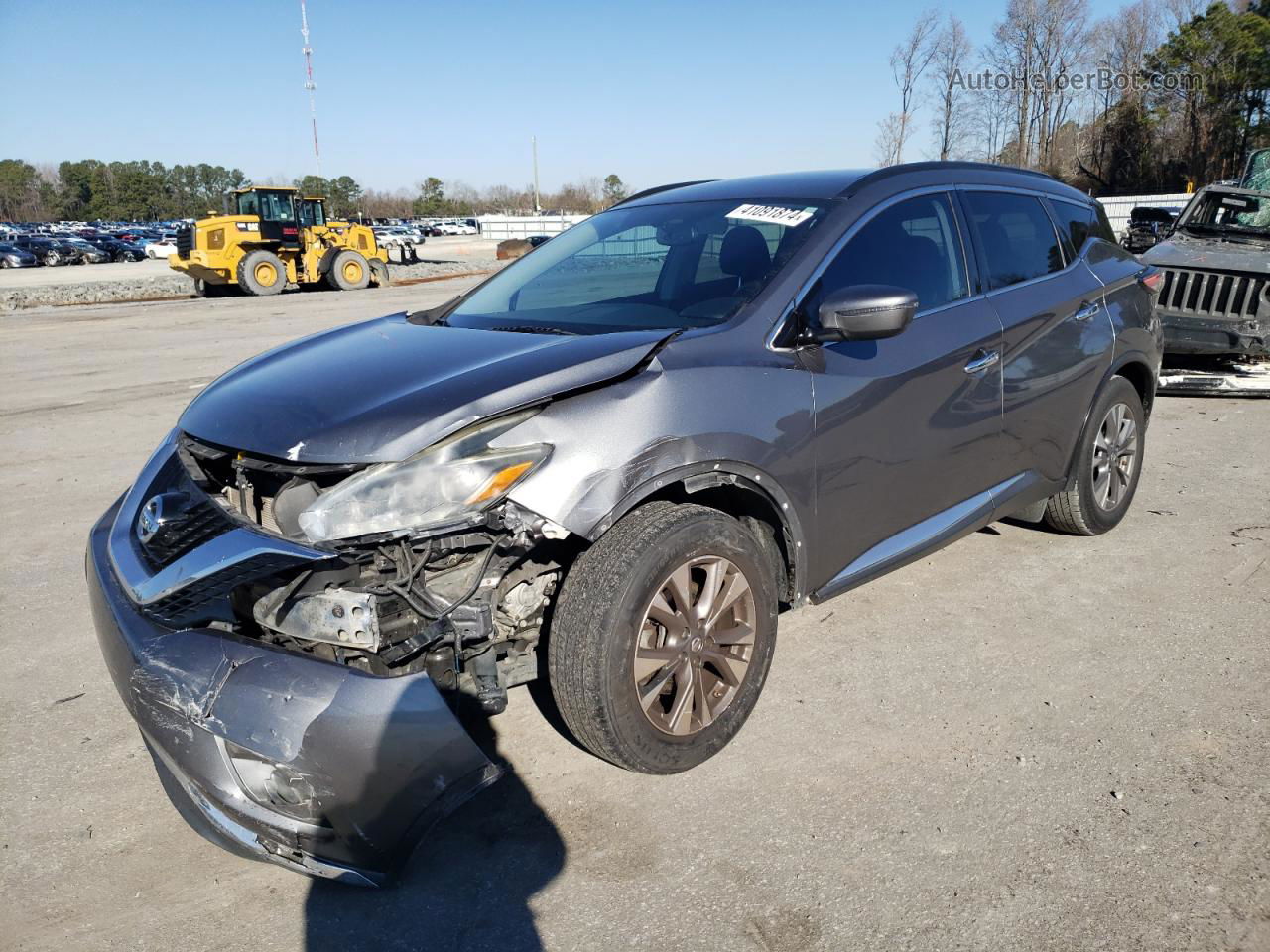 2018 Nissan Murano S Gray vin: 5N1AZ2MH4JN133253