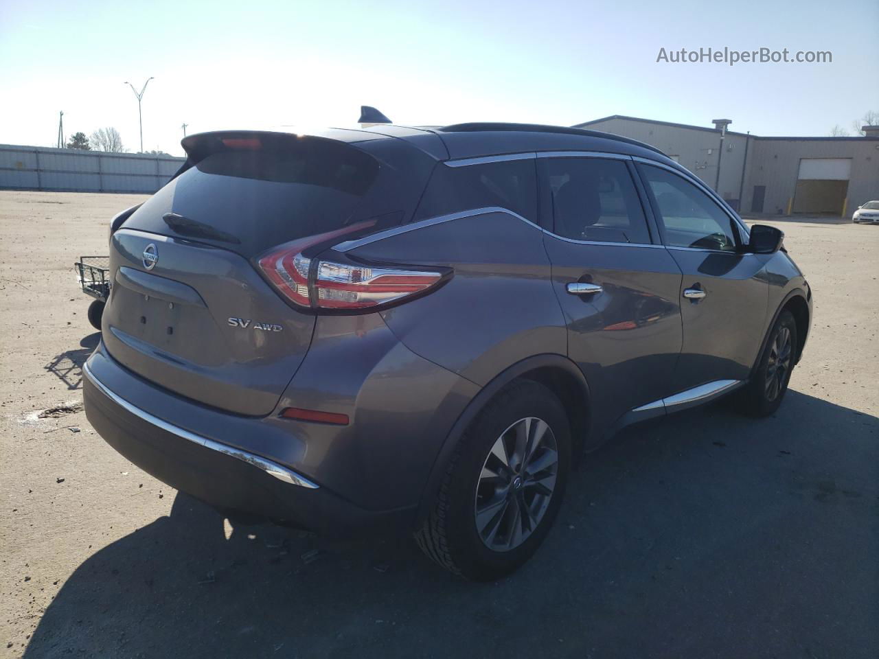 2018 Nissan Murano S Gray vin: 5N1AZ2MH4JN133253