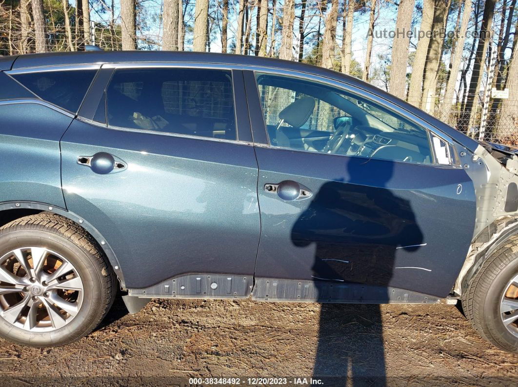 2018 Nissan Murano S Blue vin: 5N1AZ2MH5JN107115