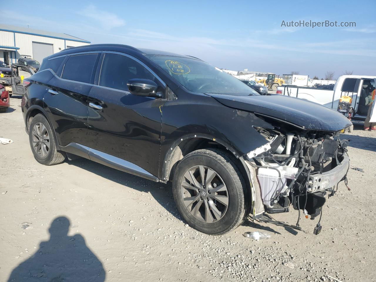 2018 Nissan Murano S Black vin: 5N1AZ2MH5JN108751