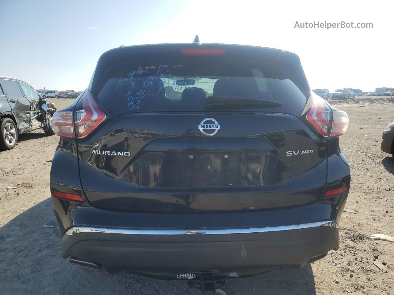 2018 Nissan Murano S Black vin: 5N1AZ2MH5JN108751