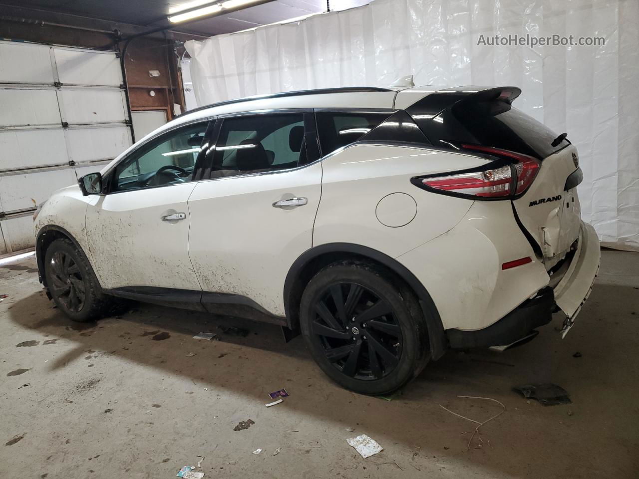 2018 Nissan Murano S White vin: 5N1AZ2MH5JN122360