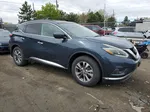 2018 Nissan Murano S Blue vin: 5N1AZ2MH5JN131463