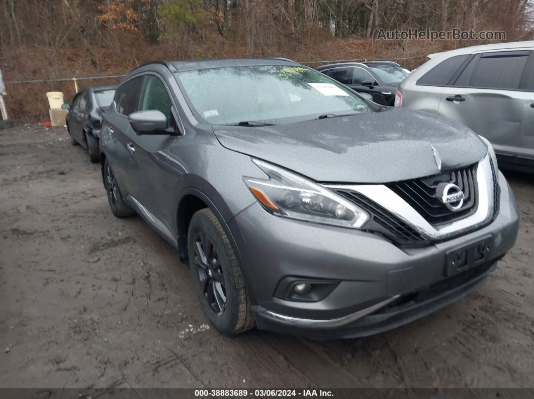 2018 Nissan Murano Sv Gray vin: 5N1AZ2MH5JN148389