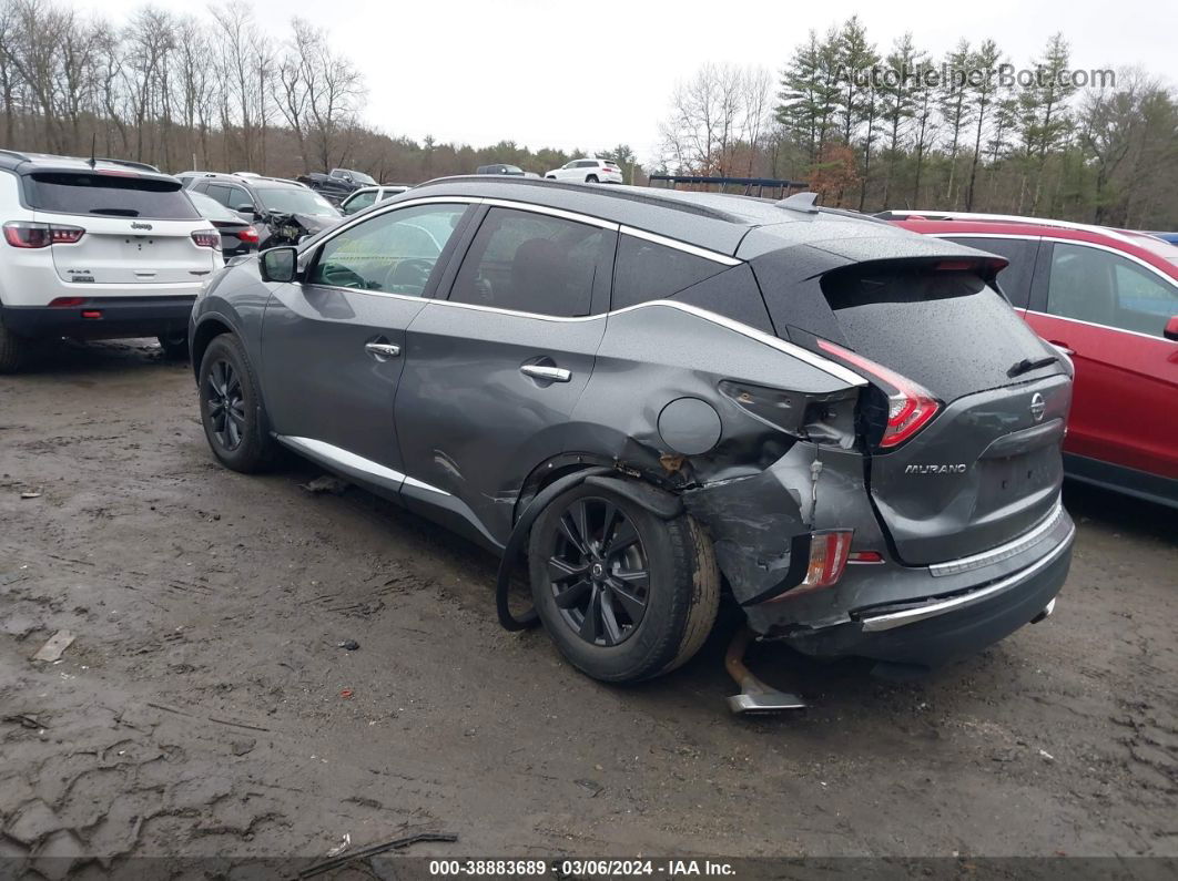 2018 Nissan Murano Sv Gray vin: 5N1AZ2MH5JN148389