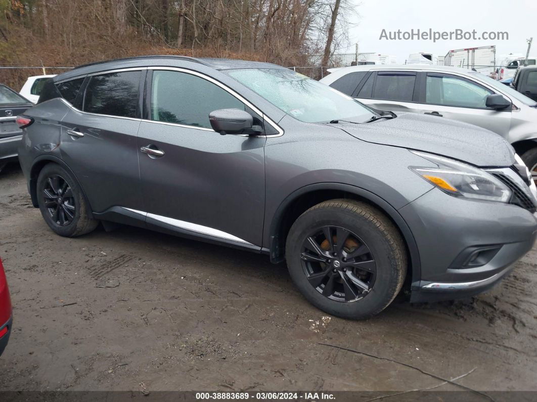 2018 Nissan Murano Sv Gray vin: 5N1AZ2MH5JN148389