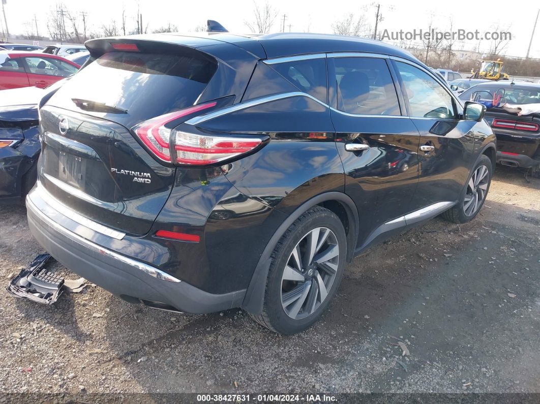 2018 Nissan Murano Platinum Black vin: 5N1AZ2MH5JN153866