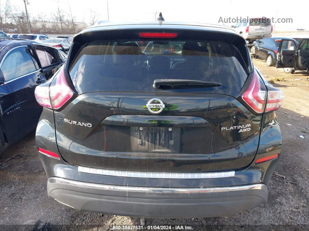 2018 Nissan Murano Platinum Black vin: 5N1AZ2MH5JN153866