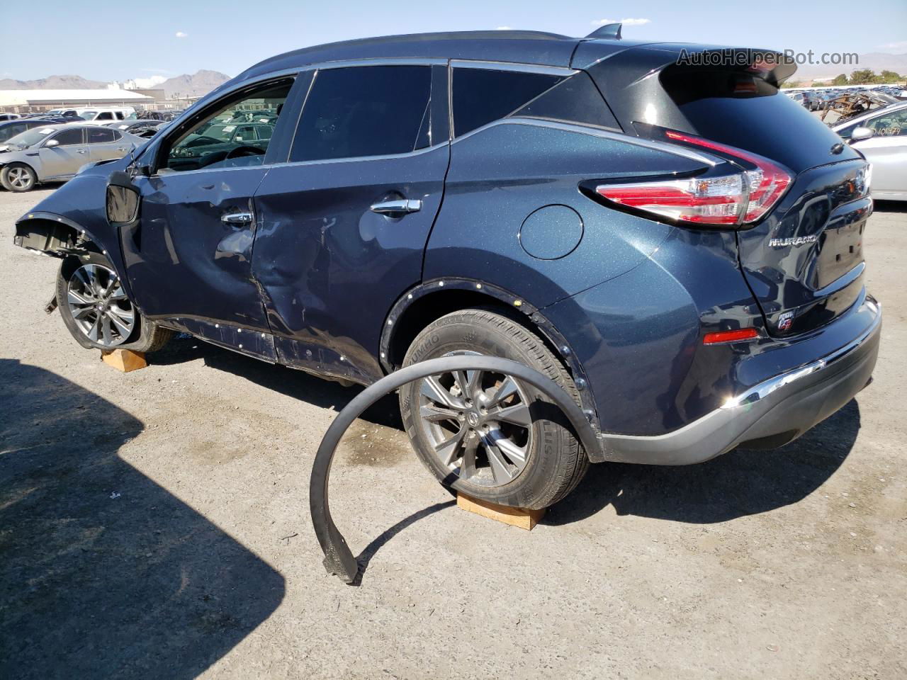 2018 Nissan Murano S Blue vin: 5N1AZ2MH5JN154919