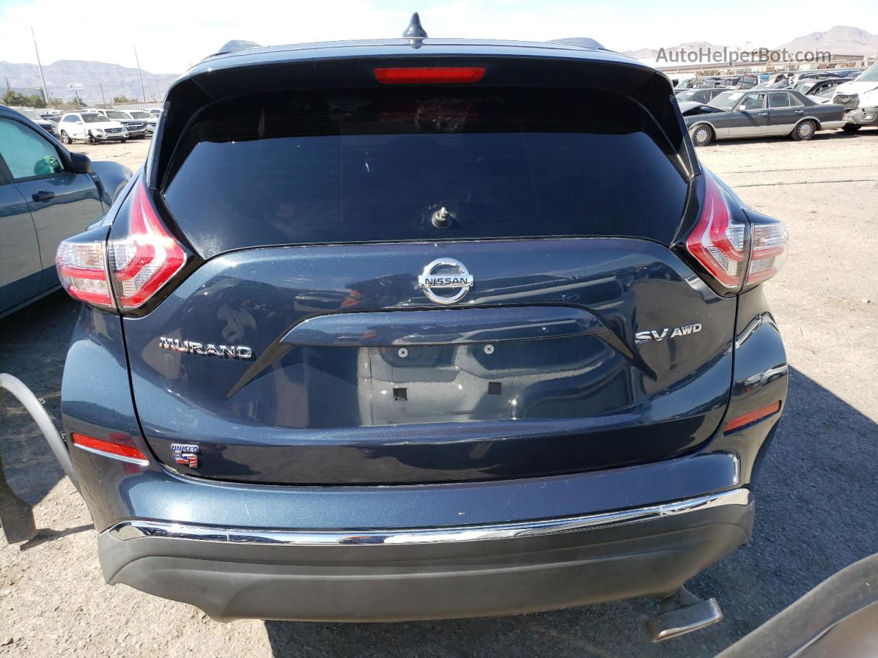 2018 Nissan Murano S Blue vin: 5N1AZ2MH5JN154919