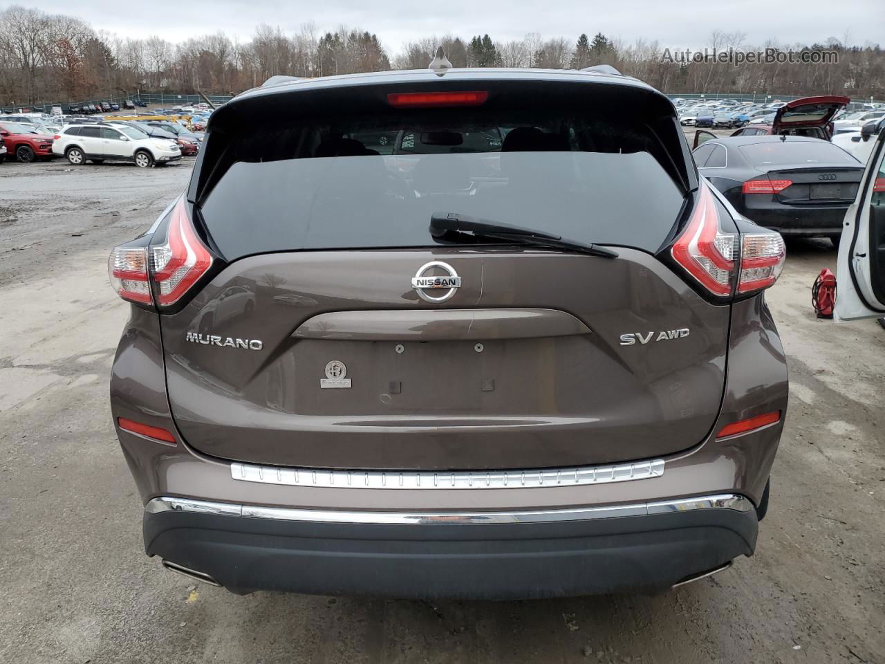 2018 Nissan Murano S Gray vin: 5N1AZ2MH5JN165080